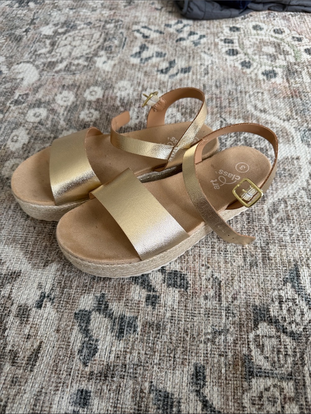 Girls platform sandals